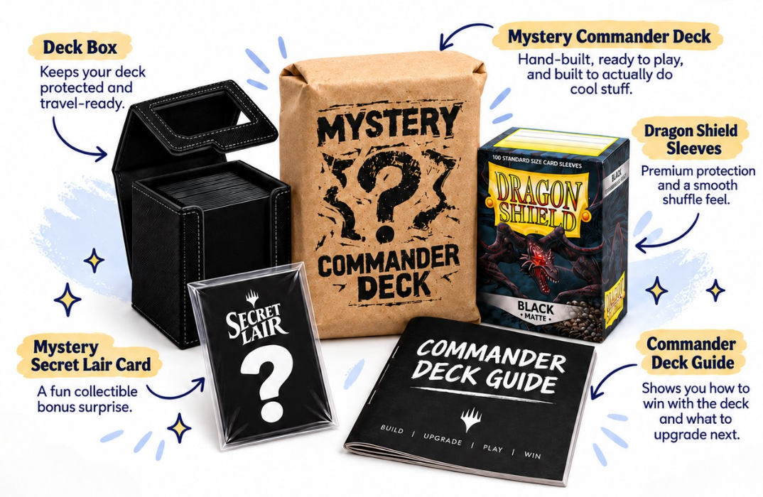 Mystery Commander Deck Bundle Kit!