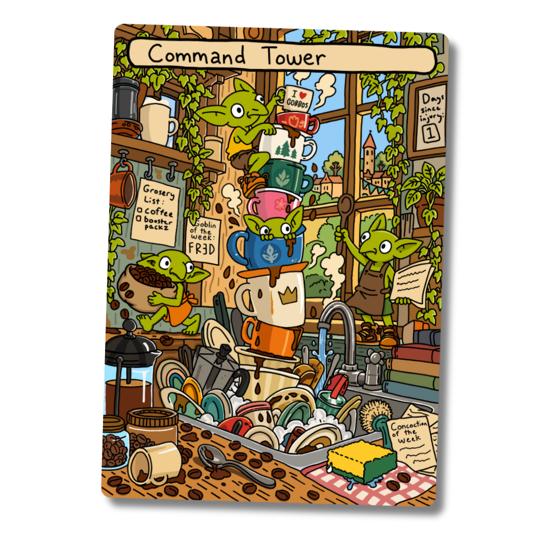 C&C Inspired Command Tower Art Card